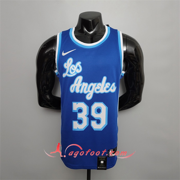 Maillot Los Angeles Lakers (Howard #39) Bleu Retro Night