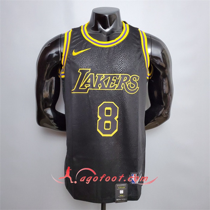 Maillot Los Angeles Lakers Before (Bryant #8) After (Bryant #24) Noir