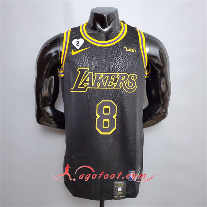 Maillot Los Angeles Lakers (Bryant #8) Noir