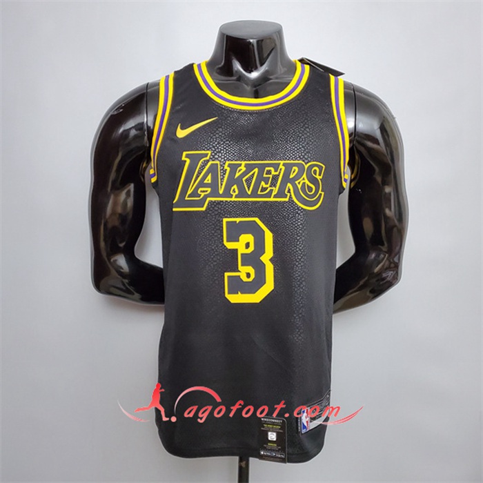 Maillot Los Angeles Lakers (Davis #3) Noir