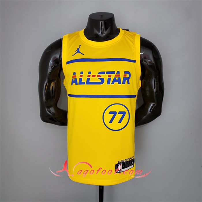 Maillot All-Star (Doncic #77) 2021 Jaune