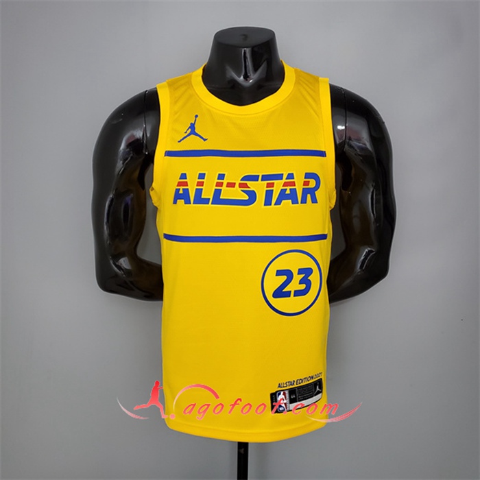 Maillot All-Star (James #23) 2021 Jaune