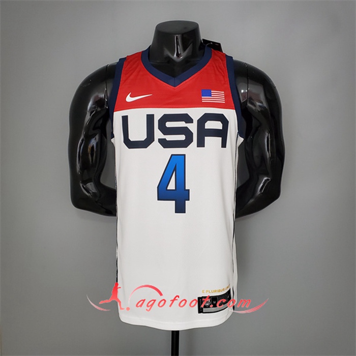 Maillot Jeux Olympiques (Beal #4) USA Team 2021 Blanc