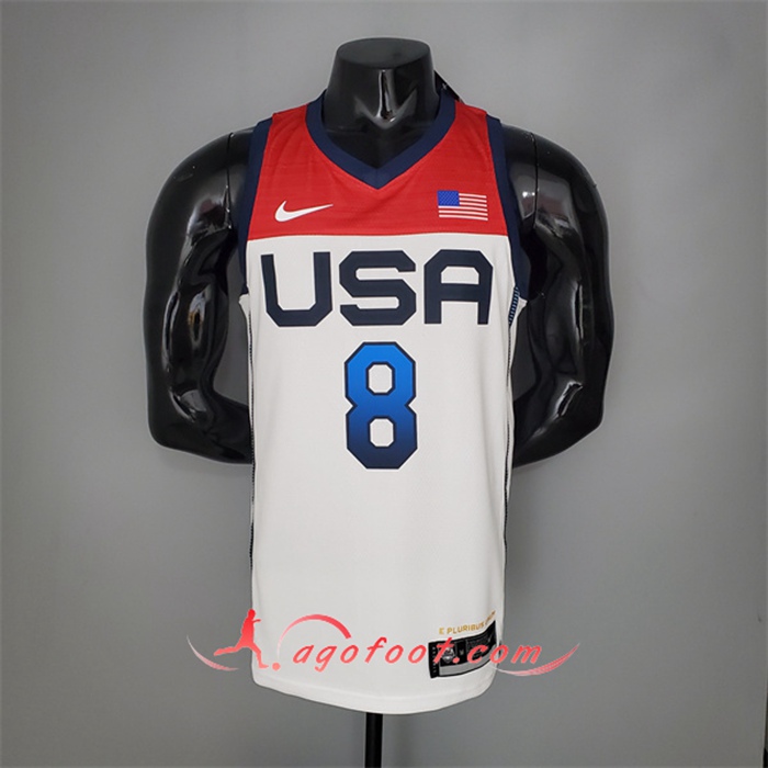 Maillot Jeux Olympiques (Middleton #8) USA Team 2021 Blanc