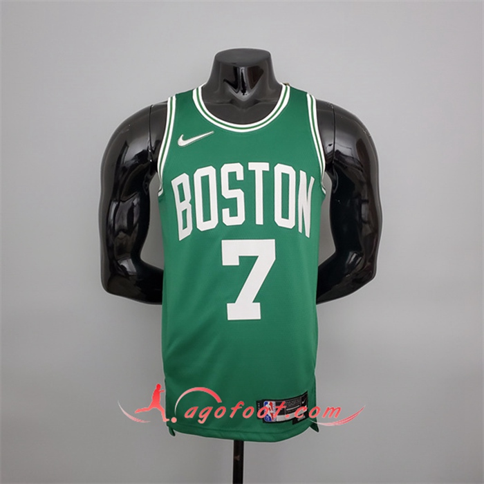 Maillot Boston Celtics (Brown #7) Vert 75th Anniversary