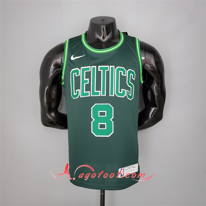 Maillot Boston Celtics (Walker #8) 2021 Vert Bonus Edition Dark