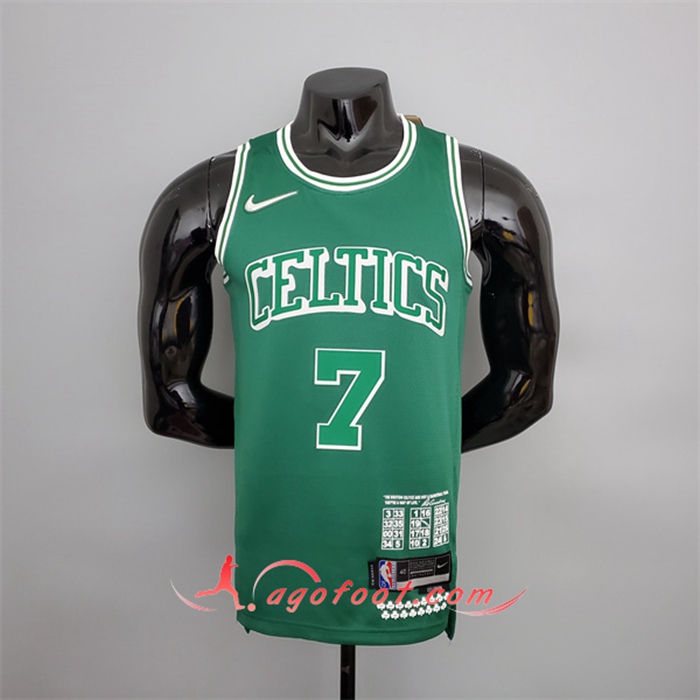 Maillot Boston Celtics (Brown #7) 2022 Vert Teltes City Edition