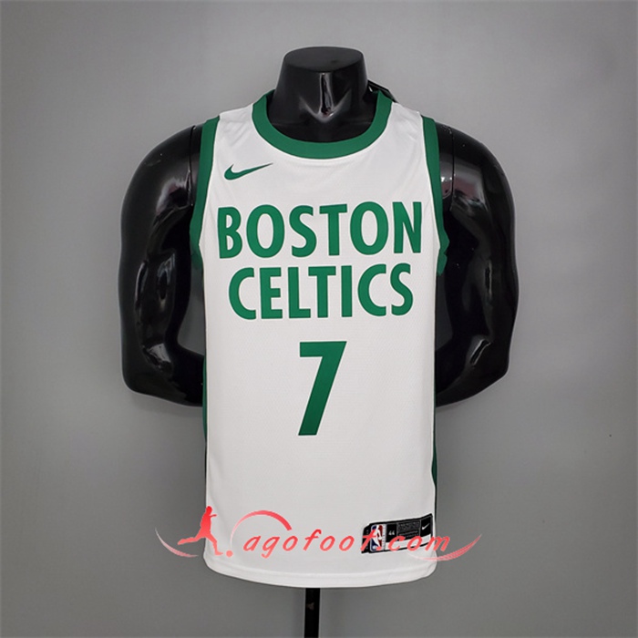 Maillot Boston Celtics (Brown #7) Blanc City Edition