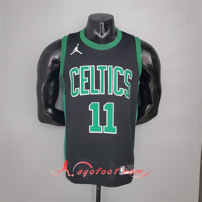 Maillot Boston Celtics (Irving #11) Noir Jordan Theme