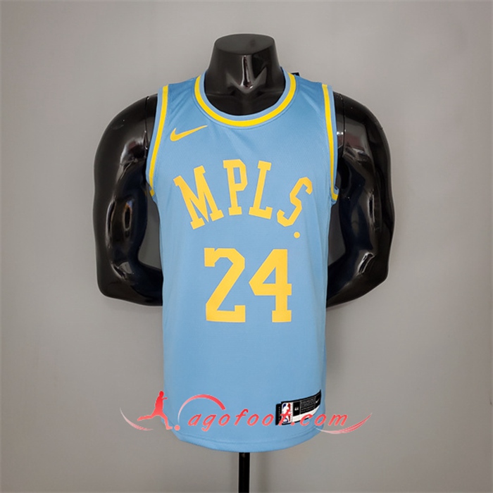 Maillot Los Angeles Lakers (Bryant #24) 2021 Bleu Minneapolis Edition