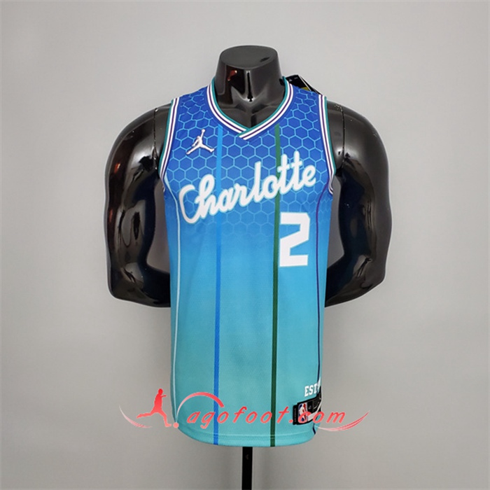 Maillot Charlotte Hornets (Ball #2) 2022 Bleu City Edition