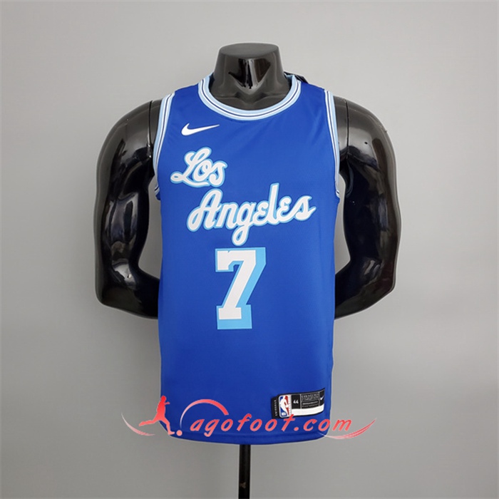 Maillot Los Angeles Lakers (Anthony #7) 2021 Retro Bleu