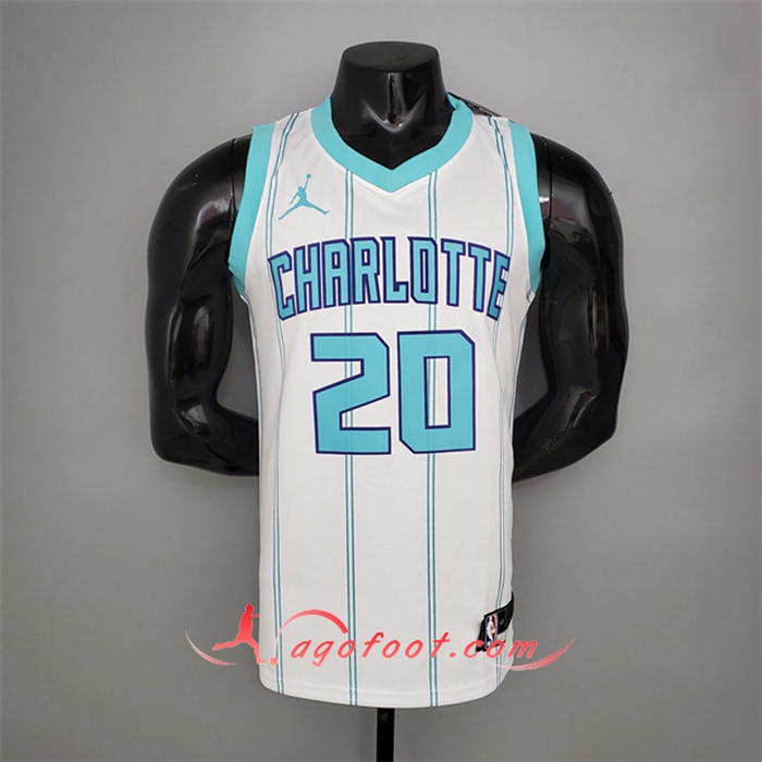 Nouveau Maillot Charlotte Hornets (Hayward #20) Blanc