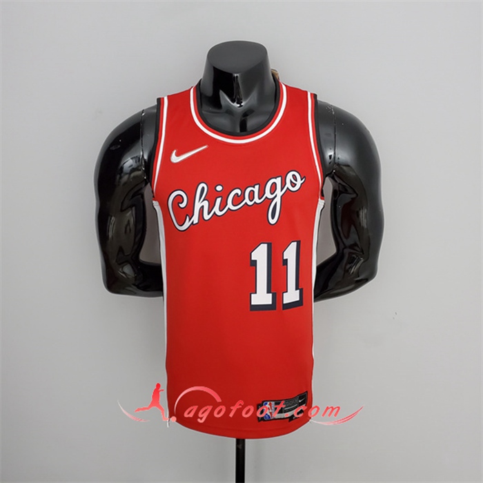 Maillot Chicago Bulls (Derozan #11) Rouge 75th Anniversary City Edition