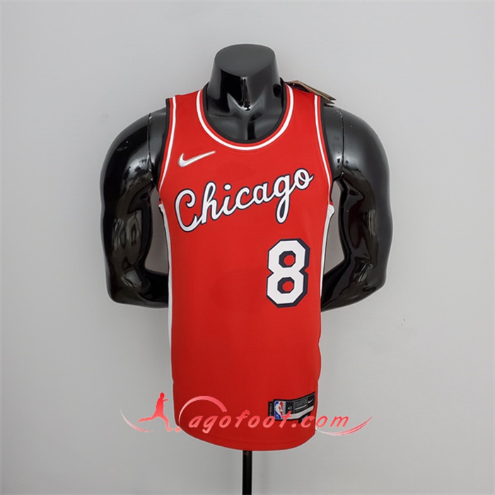 Maillot Chicago Bulls (Lavine #8) Rouge 75th Anniversary City Edition