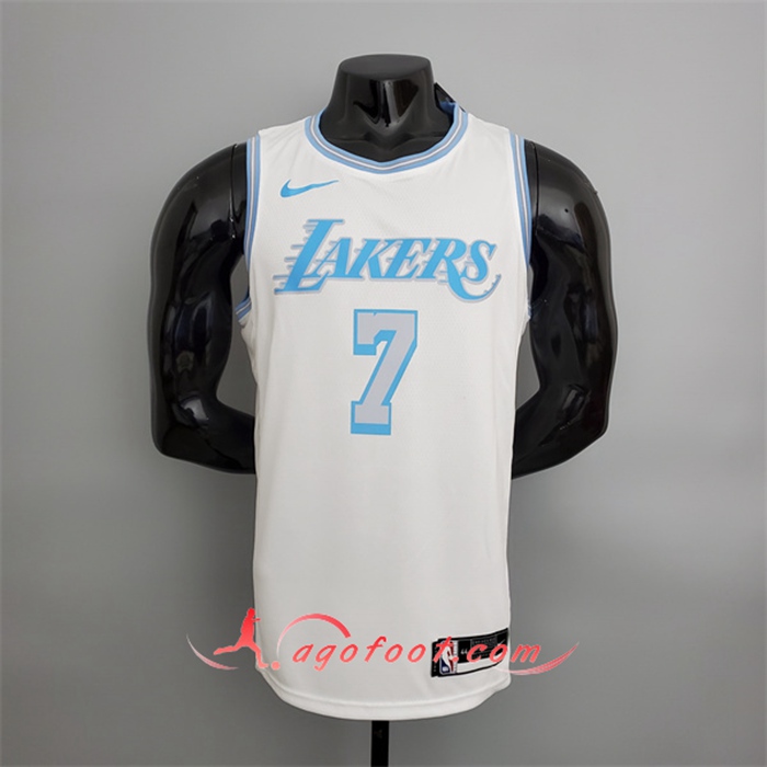 Maillot Los Angeles Lakers (Anthony #7) 2021 Retro Blanc