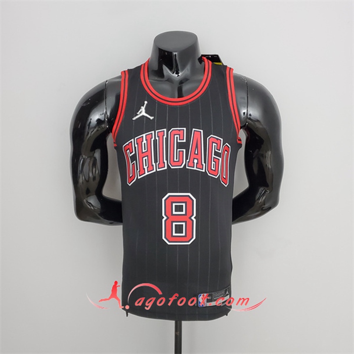 Maillot Chicago Bulls (Lavine #8) Noir 75th Anniversary