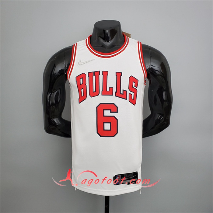 Maillot Chicago Bulls (Caruso #6) Blanc 75th Anniversary