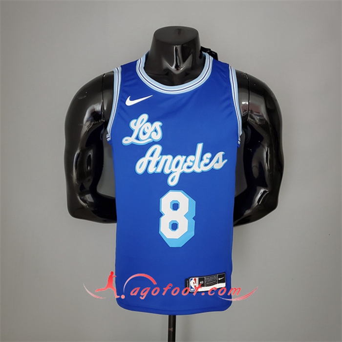 Maillot Los Angeles Lakers (Bryant #8) 2021 Retro Bleu