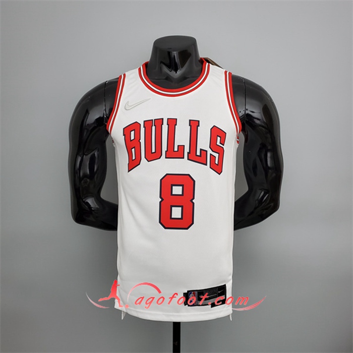 Maillot Chicago Bulls (LaVine #8) Blanc 75th Anniversary