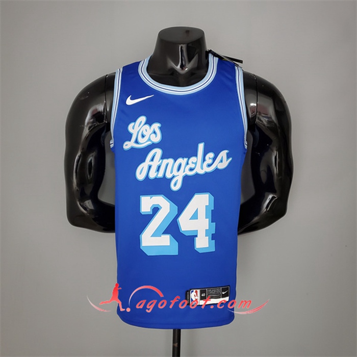 Maillot Los Angeles Lakers (Bryant #24) 2021 Retro Bleu