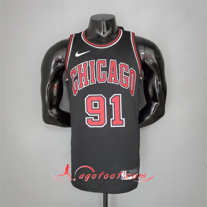 Maillot Chicago Bulls (Rooman #91) Noir