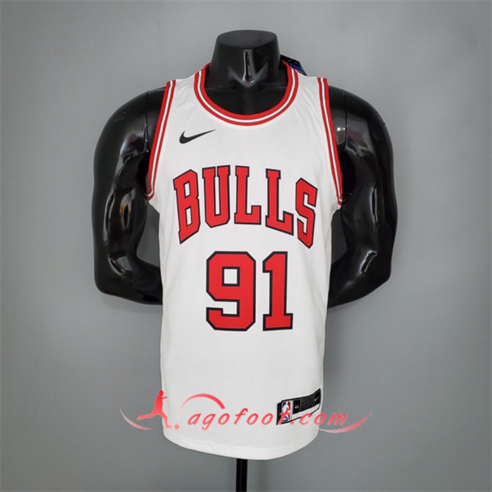 Maillot Chicago Bulls (Rooman #91) Blanc