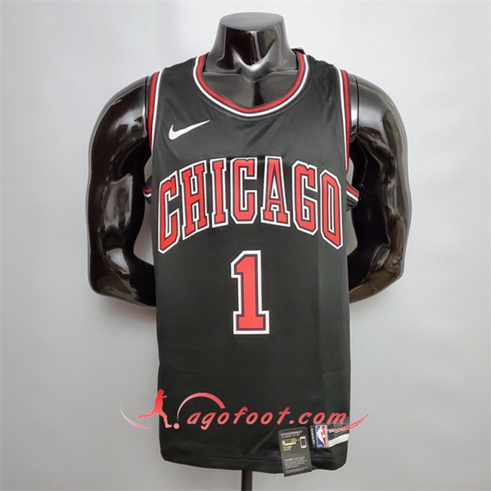 Maillot Chicago Bulls (Rose #1) Noir
