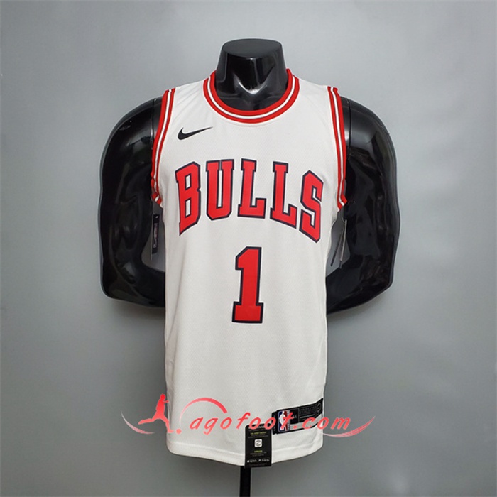 Maillot Chicago Bulls (Rose #1) Blanc