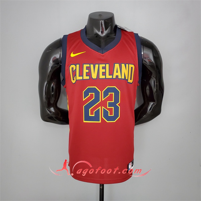 Maillot Cleveland Cavaliers (James #23) 2017 Vin Rouge