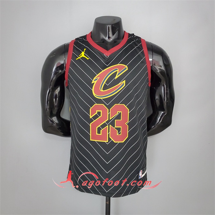 Maillot Cleveland Cavaliers (James #23) 2021 Noir Jordan Theme Limited Edition