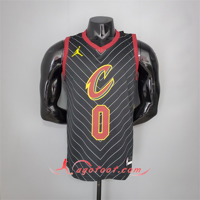 Maillot Cleveland Cavaliers (Love #0) 2021 Noir Jordan Theme Limited Edition