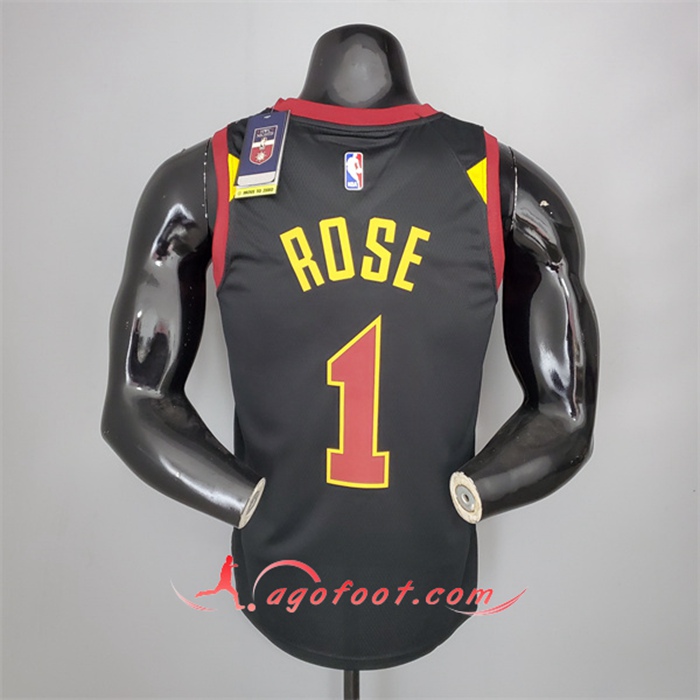 Maillot Cleveland Cavaliers (Rose #1) 2021 Noir Jordan Theme Limited Edition