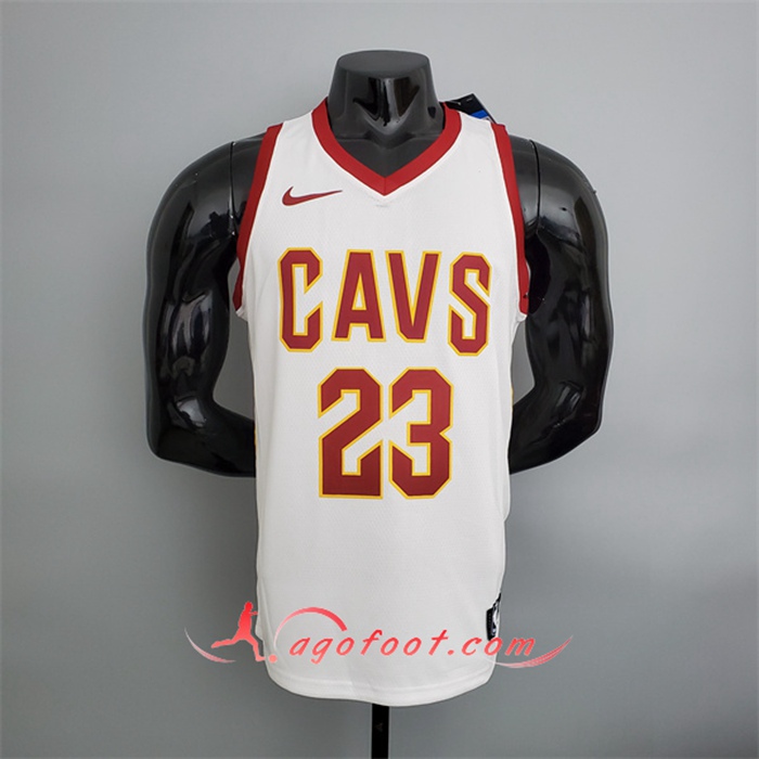 Maillot Cleveland Cavaliers (James #23) Blanc