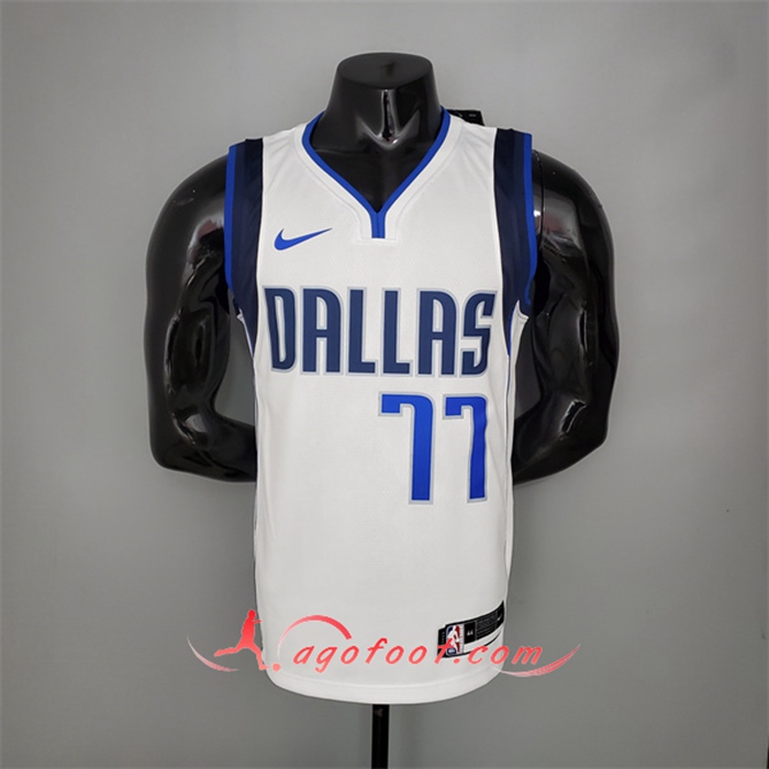 Maillot Dallas Mavericks (Doncic #77) Domicile Blanc