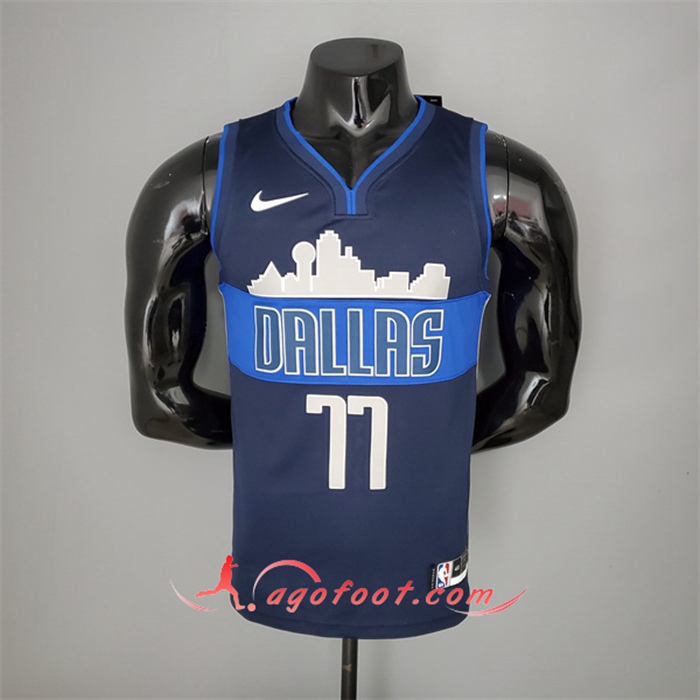 Maillot Dallas Mavericks (Doncic #77) Iceberg Edition