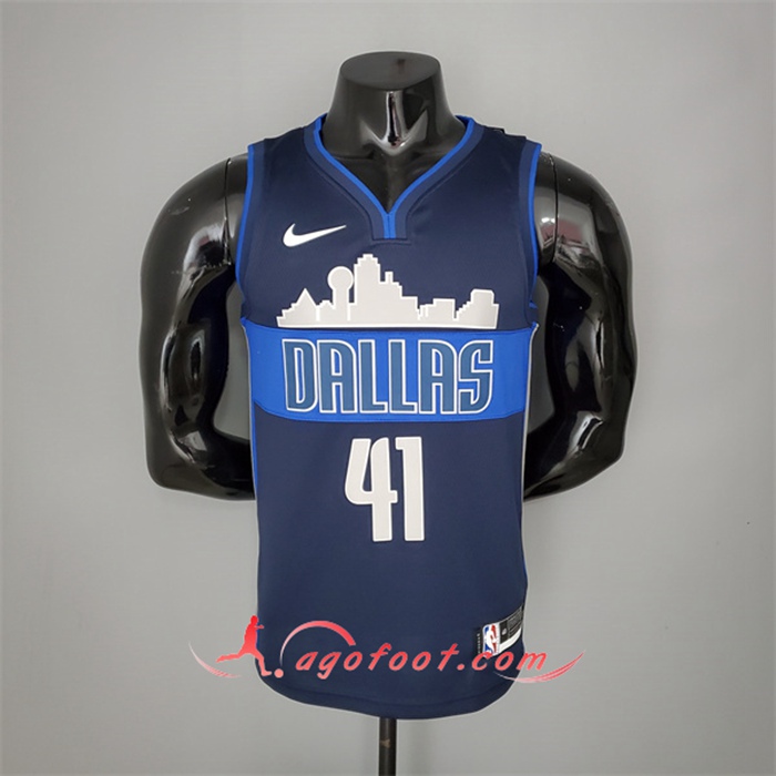 Maillot Dallas Mavericks (Nowitzki #41) Iceberg Edition