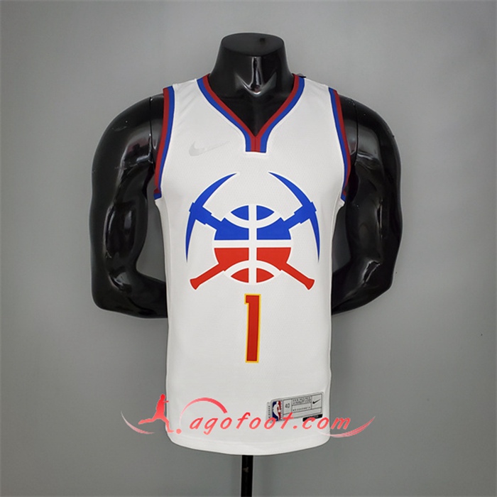 Maillot Denver Nuggets (Porter Jr.#1) 2021 Blanc Bonus Edition