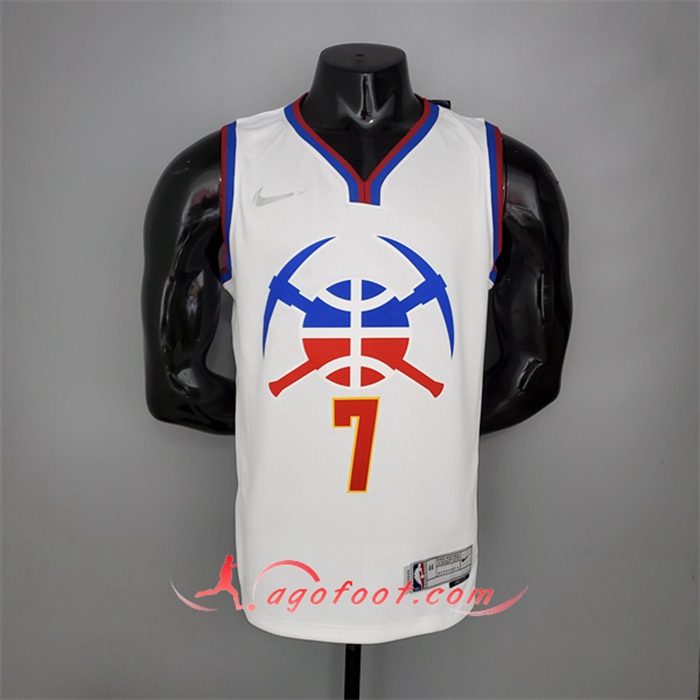 Maillot Denver Nuggets (Roy #7) 2021 Blanc Bonus Edition