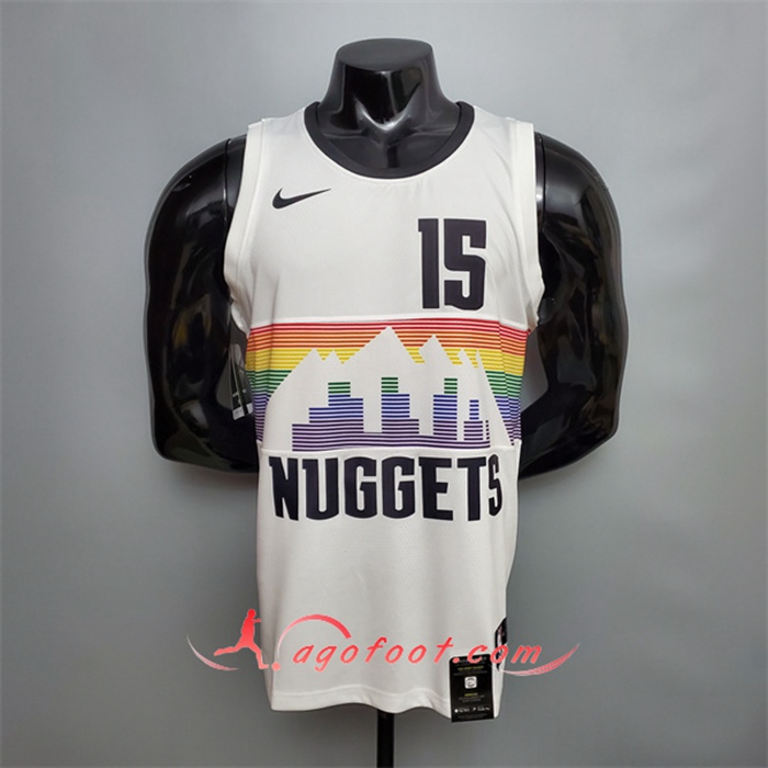 Maillot Denver Nuggets (Jdkic #15) Blanc City Edition