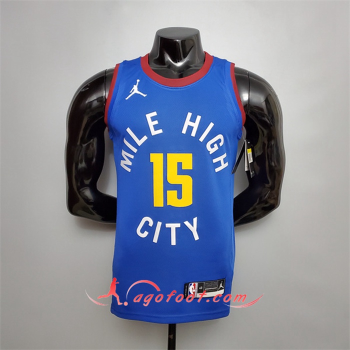 Nouveau Maillot Denver Nuggets (Jokic #15) Bleu Theme Limited City Edition