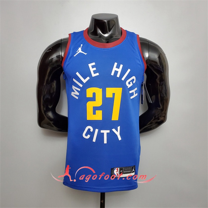 Nouveau Maillot Denver Nuggets (Murray #27) Bleu Theme Limited City Edition