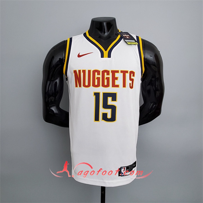 Maillot Denver Nuggets (Jokic #15) Blanc Limited