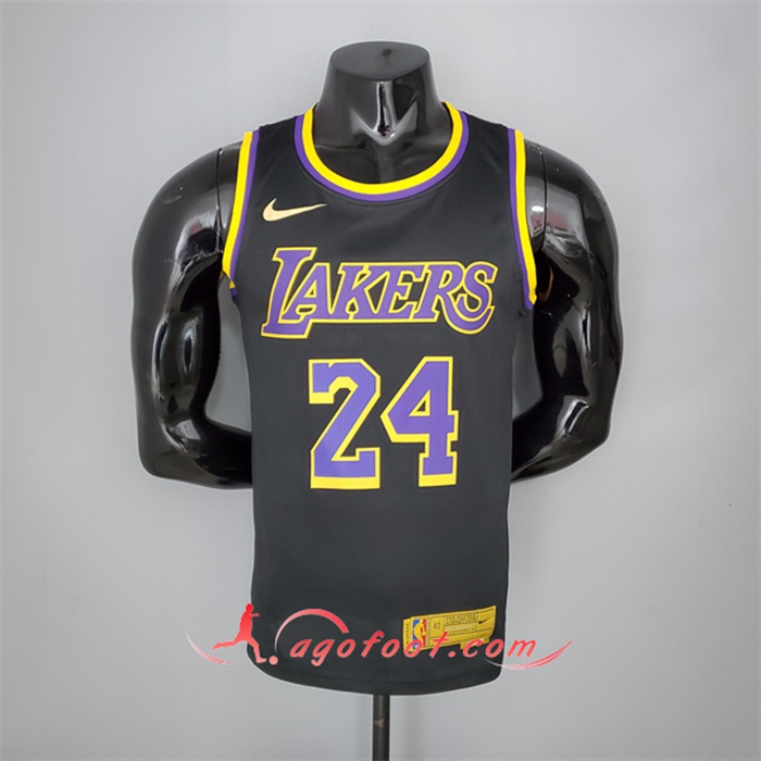 Maillot Los Angeles Lakers (Bryant #24) 2021 Noir Bonus Edition