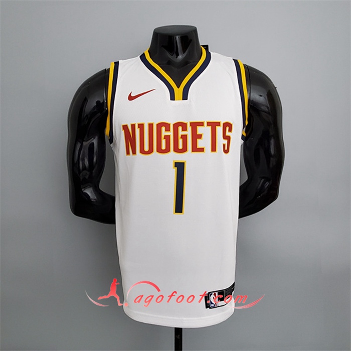 Maillot Denver Nuggets (Porter jr.#1) Blanc Limited