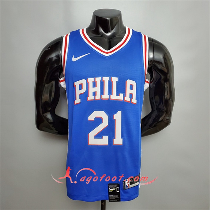Maillot Detroit Pistons (Embiid #21) Bleu