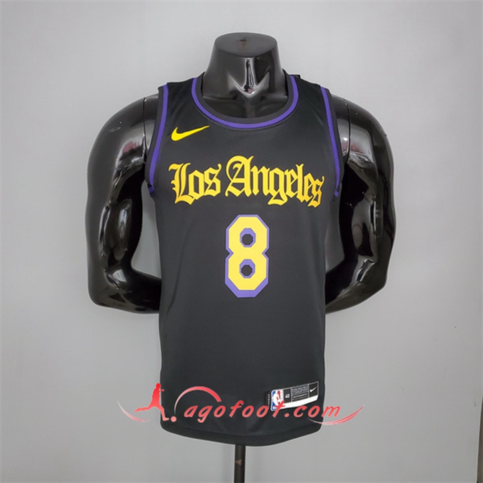 Maillot Los Angeles Lakers (Bryant #8) 2021 Noir