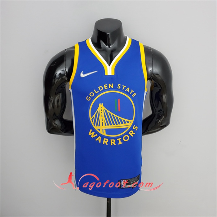 Maillot Golden State Warriors (Thompson #11) Bleu 75th Anniversary Mexique Edition