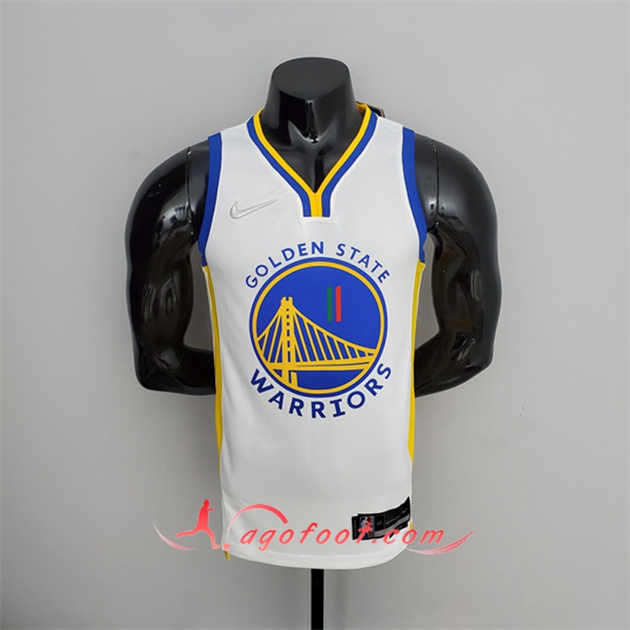 Maillot Golden State Warriors (Thompson #11) Blanc 75th Anniversary Mexique Edition