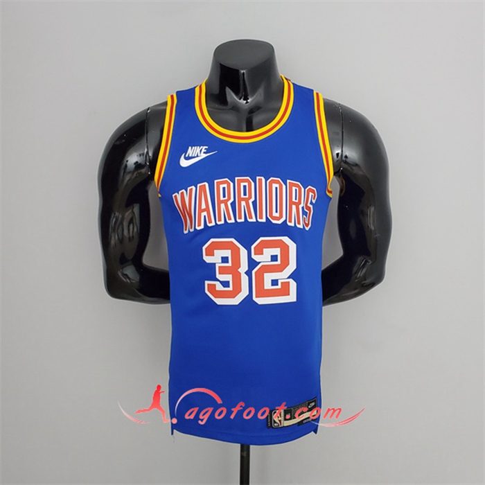 Maillot Golden State Warriors (Porter jr.#32) Bleu Retro 75th Anniversary